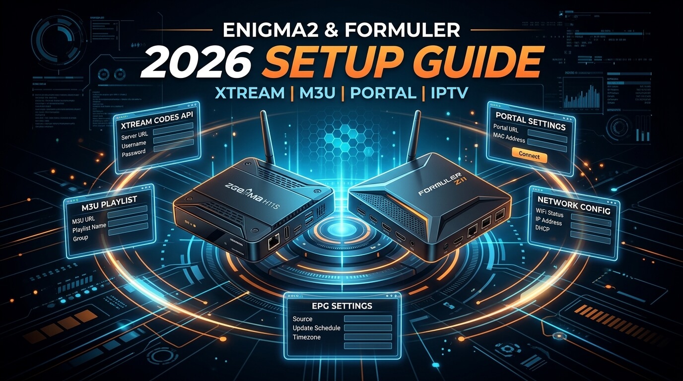 Enigma2 and Formuler IPTV setup — MYTVOnline 3, OTT Navigator, Enigma2 auto-script and Xtreamity